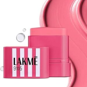 Lakme9to5 Blush Stick Sunset Rose 8.6G