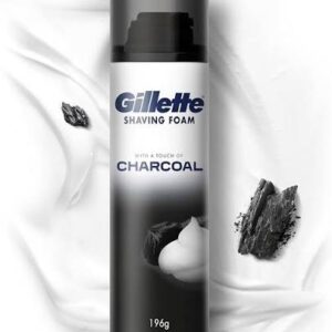 Gillette Shaving Foam Charcoal 196Gm