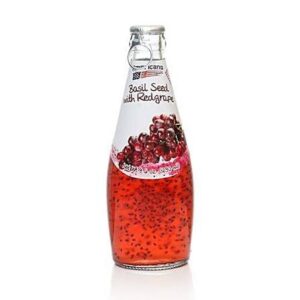 American Delightbasil Seed Drink Red Grape Juice