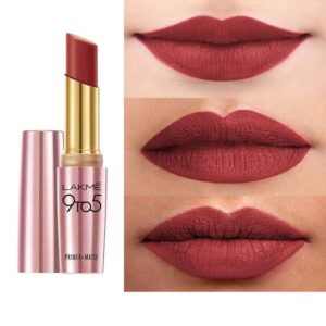 Lakme Powerplay P M Lipstick Mr4 Roseatte Red3.6G
