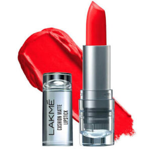 3Lakme Cushion Matte Lipstick Cr13 Red Siren 4.5G