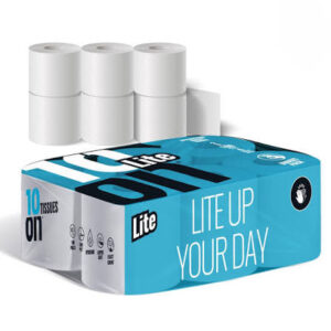 10On Lite Toilet Roll 6In1 24Pcs