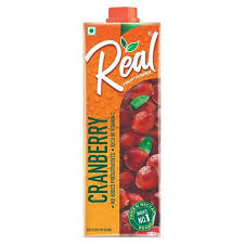 Real Cranberry Rich In Vitamin C Juice 1Ltr