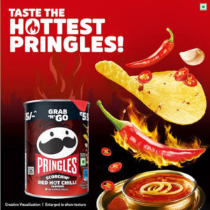 Pringles Scorchin Red Hot Chilli 40G