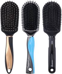 Premium Cushioned Black Hair Brush (Mihb0003)