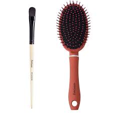 Premium Cushioned Brown Hair Brush (Mihb0026)
