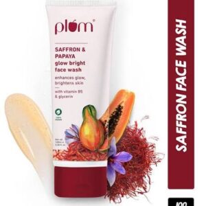 Plum Saeron Papaya Glow Bright Face Wash 100Ml