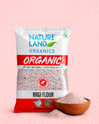 Nature Land Organic Ragi Flour 500G