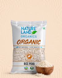 Nature Land Organic Rice Poha 500G