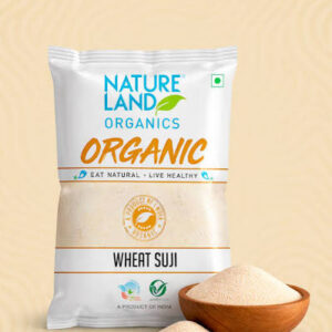Nature Land Organic Wheat Suji 500G