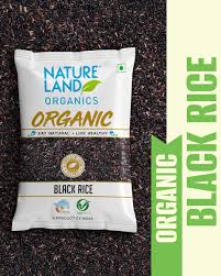 Nature Land Organics Black Rice 500G