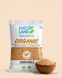 Natureland Organic Jowar Whole 1Kg