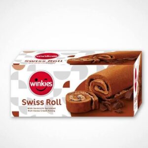 Winkies Swiss Roll Cocoa Cream 185G