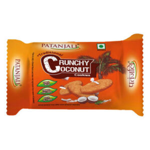 Patanjali Crunchy Coconut Cookies 210G