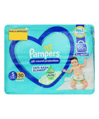 Pampers All Round Lotion With Aloe S30 Pants