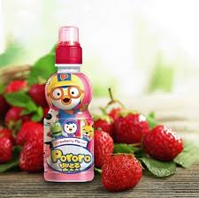 Paldo Strawberry Flvr Drink Pororo235ml
