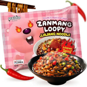 Paldp Zanmang Loopy Jjajang Noodle Spicy 110G