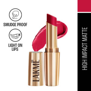 Super Mtte Lakme Lipstic Iconic Red 3.5Gm