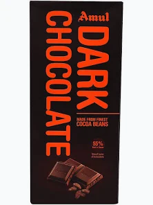 Amul Bitter Dark Chocolate 150G