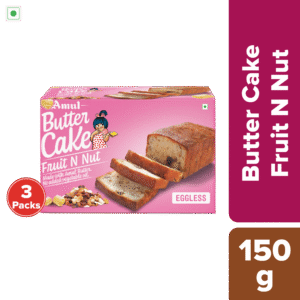 Amul Butter Cake Fruit&Nut 150Gm