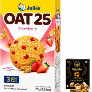 Julies Oat 25 Strawberry 75G
