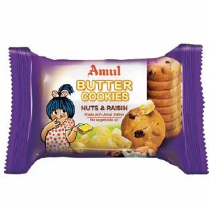Amul Butter Cookies Nuts&Raisin 50G