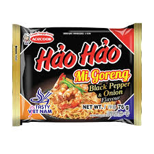Hao Hao Instant Noodls Black Pepper & Onion Flvr 7