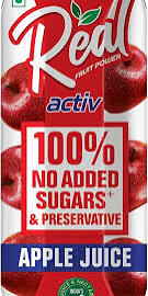 Real Fruit Power Activ Apple Juice 1L